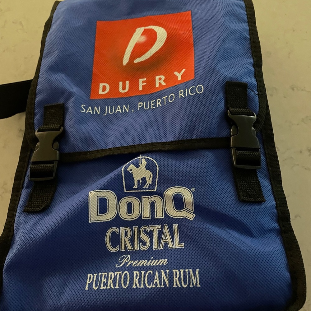 Dufry Blue Messenger Bag